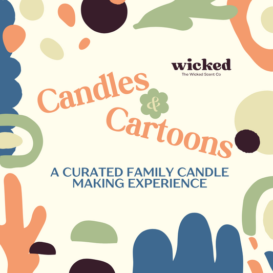 Candles and Cartoons: A Curated Family Candle Making Experience